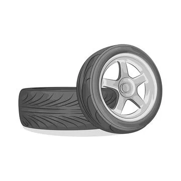 Tire Illustration Stock Illustration