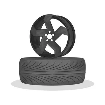 Tire Illustration Stock Illustration