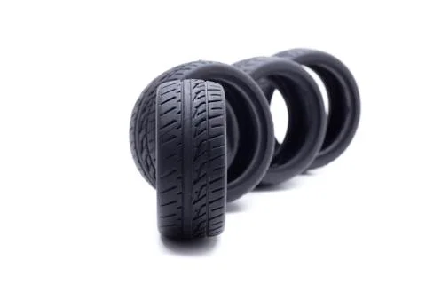 Tire in line Stock Photos