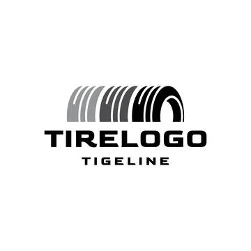 Tire logo design Stock Illustration