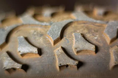 Tire macro close up Stock Photos