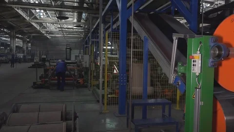 Tire Manufacturing Process Stock Footage 75519256