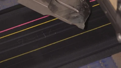 Tire Manufacturing Process Stock Footage 75520033