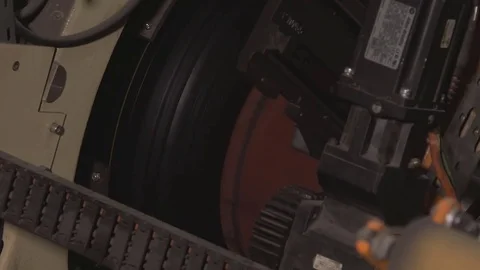 Tire Manufacturing Process Stock Footage
