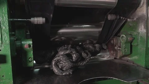 Tire Manufacturing Process Stock Footage 75520608