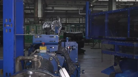 Tire Manufacturing Process Stock Footage 75520792
