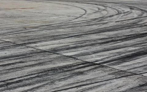 Tire marks Stock Photos