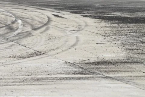 Tire marks Stock Photos