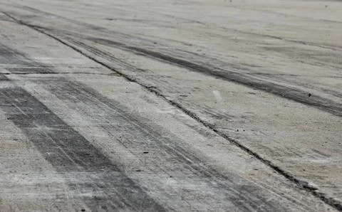 Tire marks Stock Photos