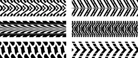 Tire Pattern Stock Illustration