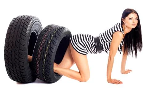 Tire. Foto stock
