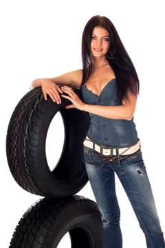 Tire. Foto stock