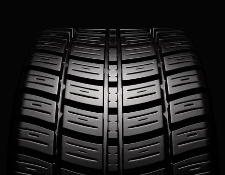 Tire in position Stock Photos