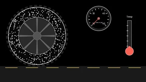 Tire Pressure Physics Stock-Footage 336464013