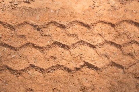 Tire prints Stock Photos