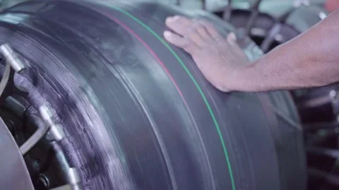 Tire Production 1 Video stock 287967236