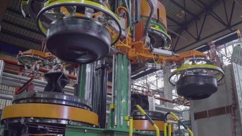 Tire Production 7 Stock Footage 287967269