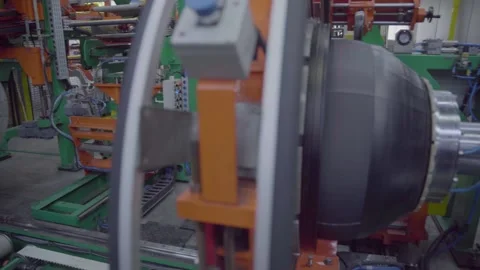 Tire Production 9 Stock Footage 287967276