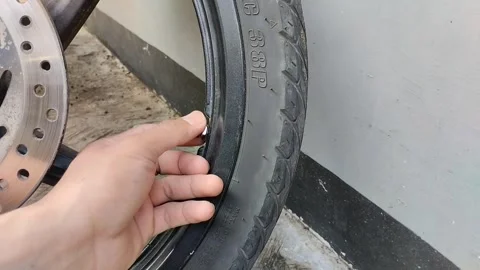 Tire pump Stock Footage 290856811