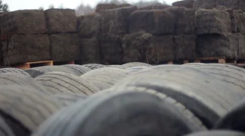 Tire recycling plant 動画素材 46987314