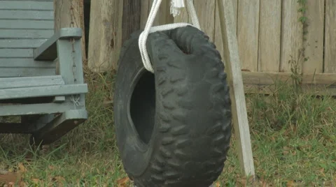 Tire Swing Stock Footage 1003618