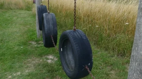 Tire Swing Stock Footage 53412516