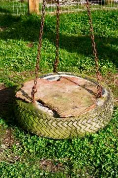Tire swing Stock Photos