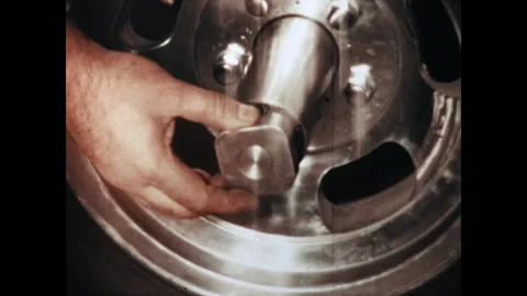 Tire Test Preparation 1967 Stock Footage 167289299