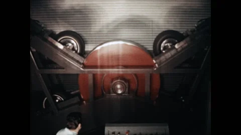 Tire Testing Demonstration 1967 Stock Footage 167290012