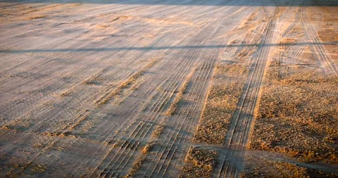 Tire Traces at the Beach Vídeos de archivo 138519807