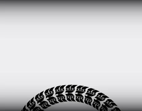 Tire track background Stock Illustration