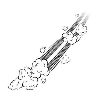 Tire track moving path background Stock Illustration