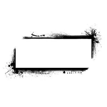 Tire track rectangle frame Stock Illustration