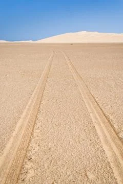 Tire tracks Stock Photos