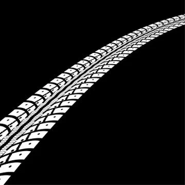 Tire tracks vector Stock Illustration