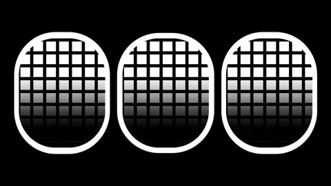Tire Tread Pattern Icons Stock Footage 343509308