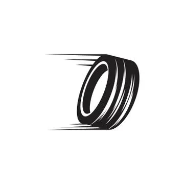 Tire vector icon illustration Stock Illustration
