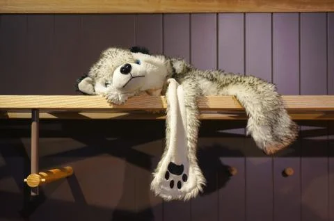 Tired after work. Plush Toy Stock Photos