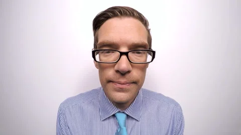Tired businessman Stock-Footage 210543677