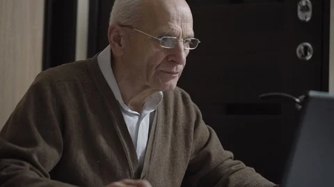Tired computer user takes off glasses after long hours work Stock Footage 125015591
