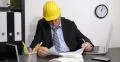 Tired Engineer Man Fall Asleep Working Break Time Nap Sleep Office Interior Work 4k or 4k+ Resolution