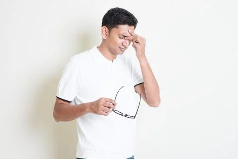 Tired Indian guy Stock Photos