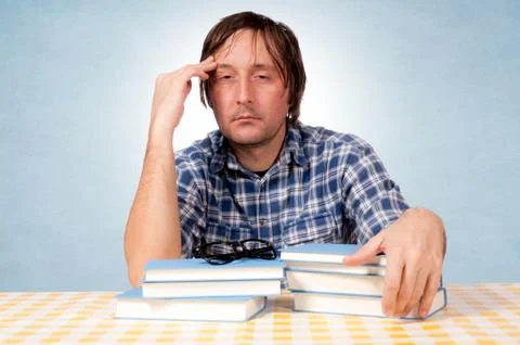Tired man Stock Photos