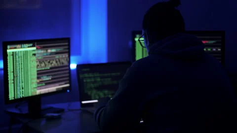 Tired programmer works overtime at home in quarantine. Stock-Footage 131151890