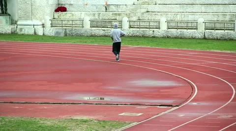 Tired runner Vídeo Stock 46002119