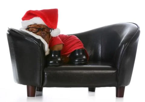 Tired santa Stock Photos