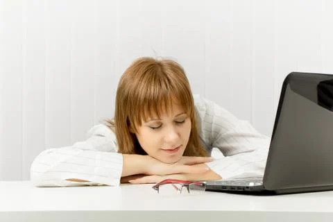 Tired worker Stock Photos