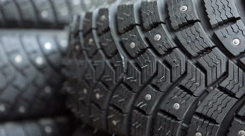 Tires for wheels Stock Footage 42909268