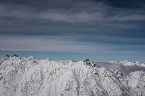 Tirol Alpine winter landscape time lapse 6K Stock Footage 35546930