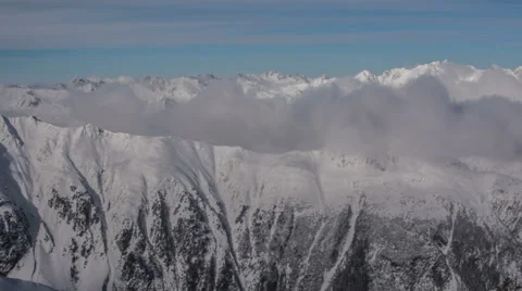 Tirol Mountain ridges covered in clouds 4K ultra HD Stock Footage 36179902